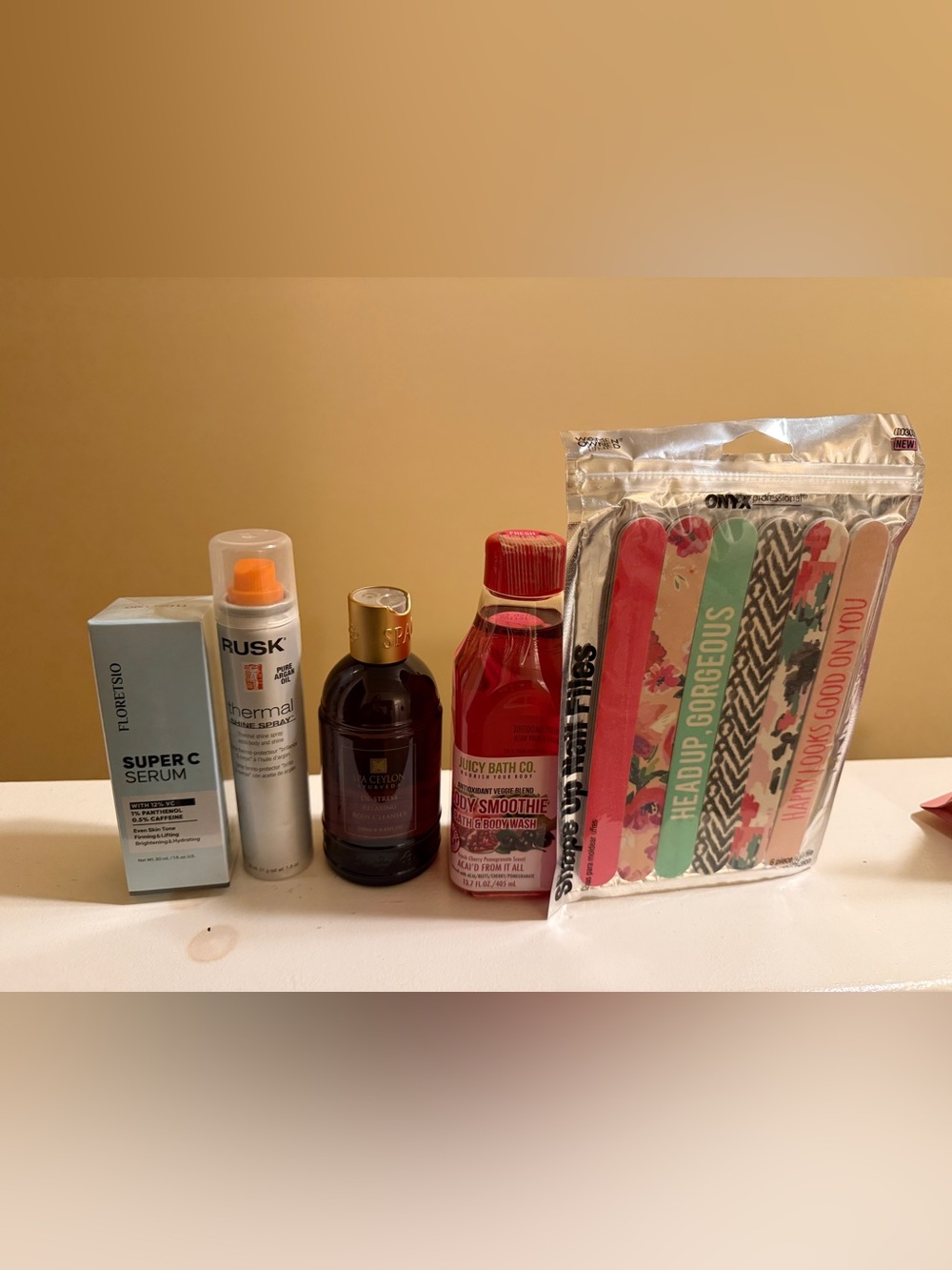 Juicy Bath Co. Red Body Smoothie Bath & Body Wash + Assorted Beauty Essentials